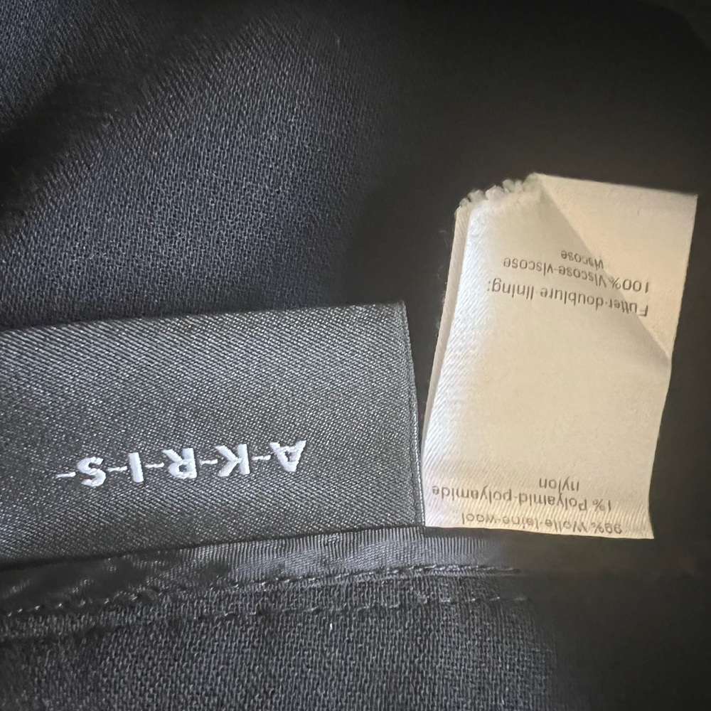 Akris Punto size 10 black wool pants - Picture 7 of 10